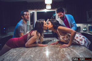 18 year old cutie Riley Reid taking cumshot on face from long penis